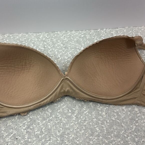 VICTORIA'S SECRET Body By Victoria No Wire Tan Bra 38D - Picture 7 of 9